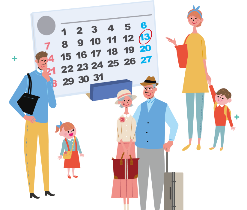 プライベート空間で快適な観光が楽しめる