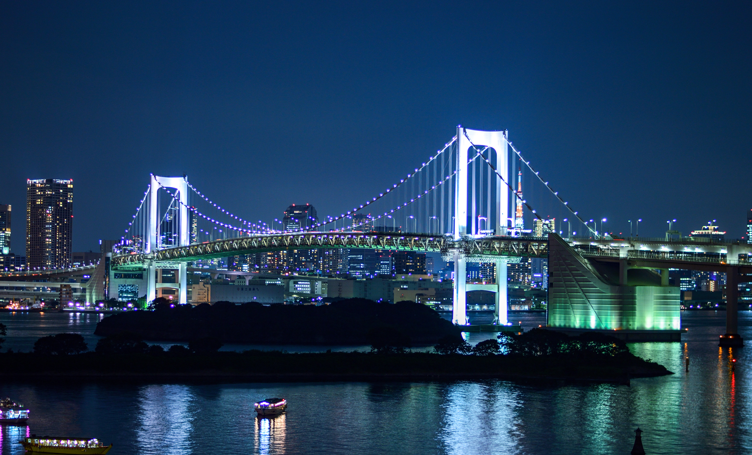 東京夜景ショートクルーズ【東京観光タクシーモデルコース】