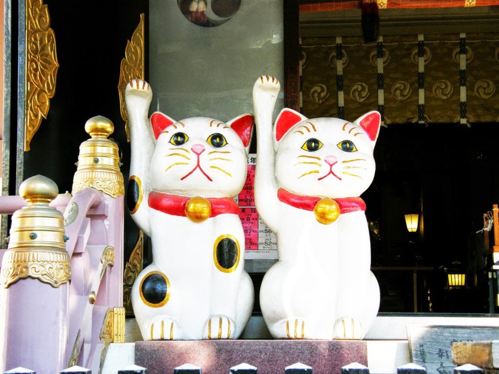 招き猫　今戸神社　今戸焼 招き猫24【東京】今戸焼/白井 - 郷土玩具/招き猫十八番